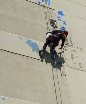 Εργασίες:Επιδιωρθωση μπετου εναερια